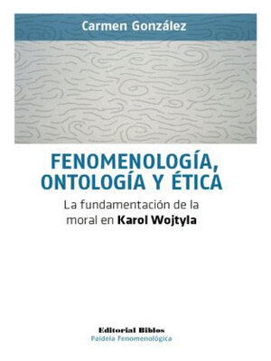 cover image of Fenomenología, ontología y ética